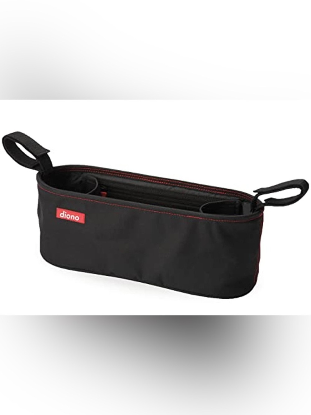 Diono Black Toiletry Organizer Bag with Red Trim
